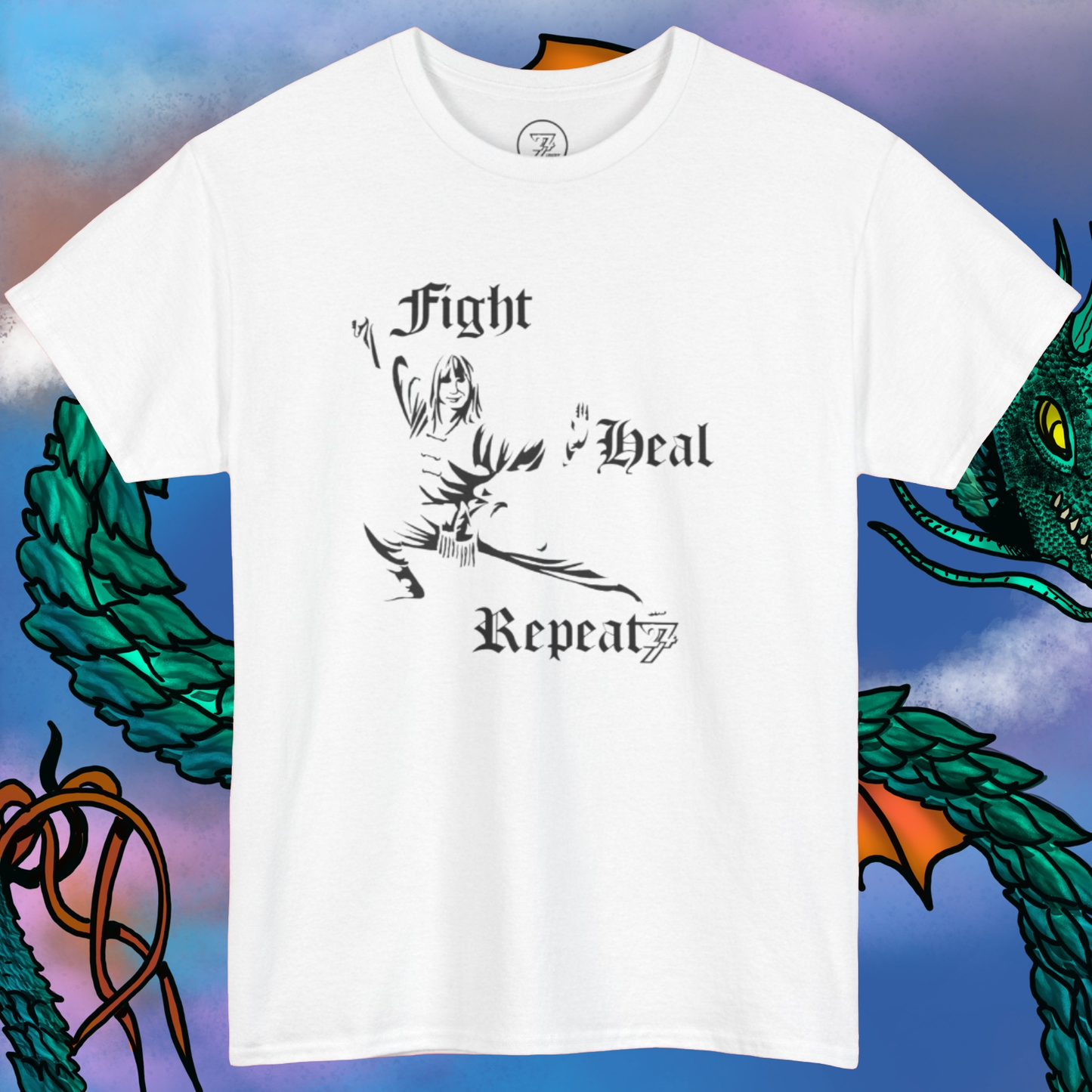 Kung Fu T-Shirt Martial Art tee white