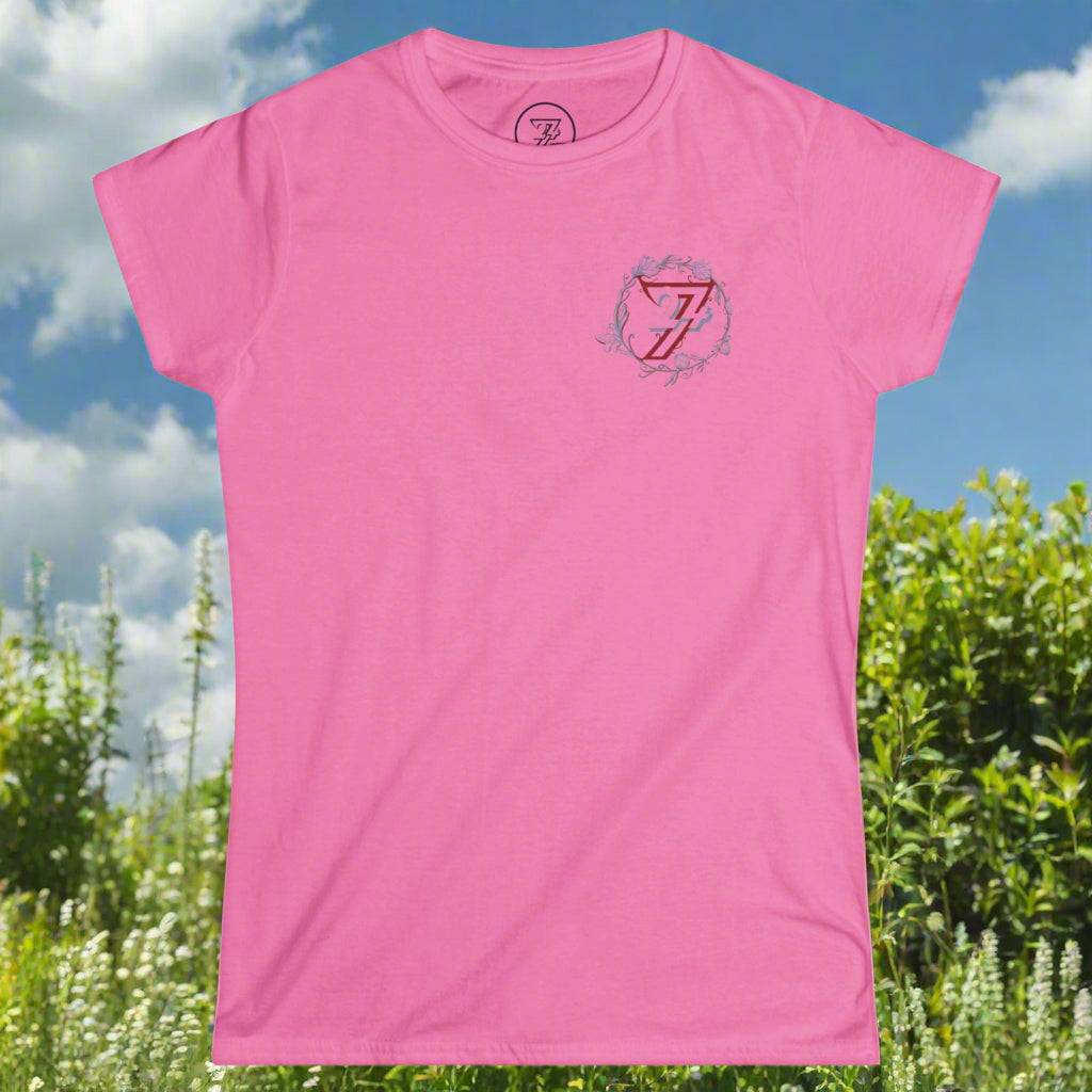 Ladies Floral t-shirt flower design top for women azalea