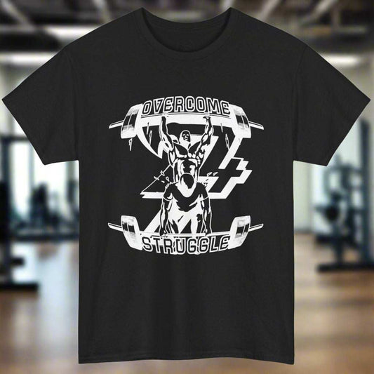 Motivational workout t-shirt gym tee workout top 24/7 Unique Designs black