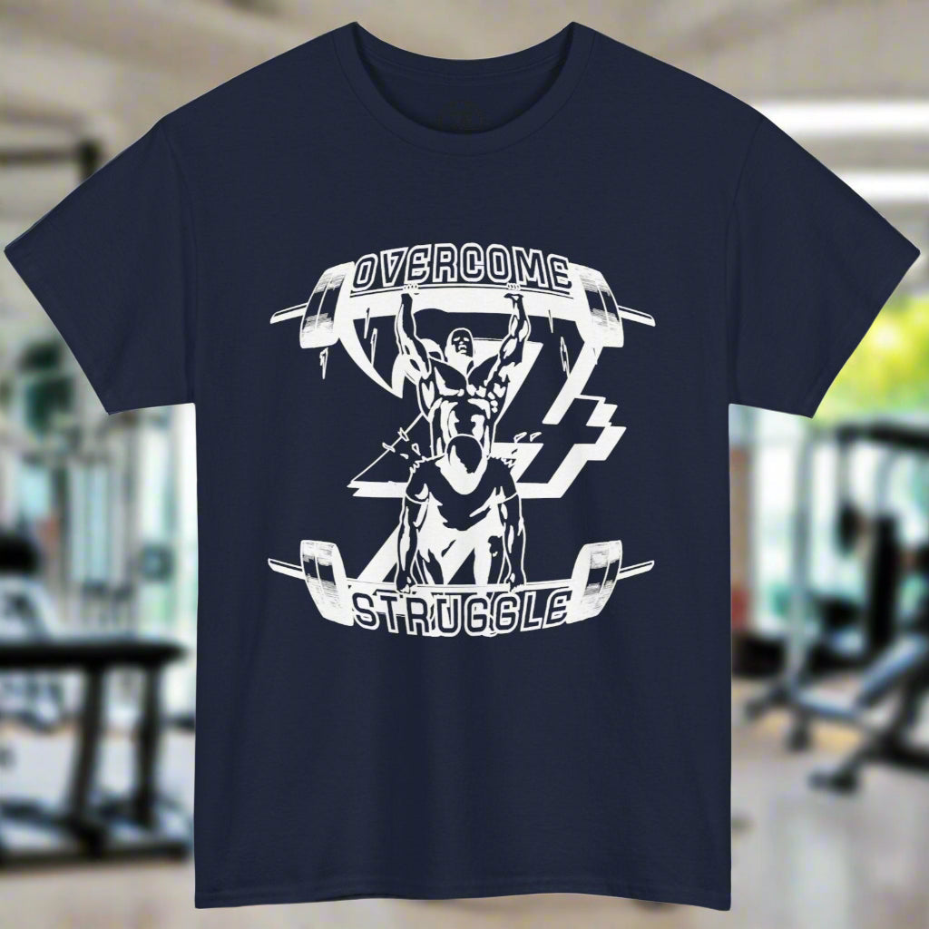 Motivational workout t-shirt gym tee workout top 24/7 Unique Designs dark heather