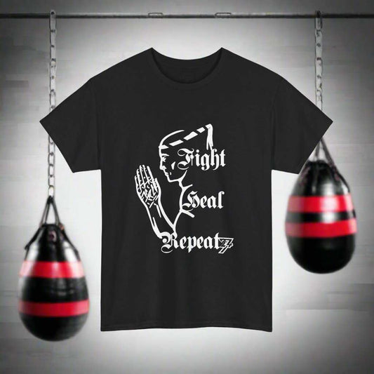 Muay Thai Tee combat T-Shirt Fighter tee thai boxing t-shirt black