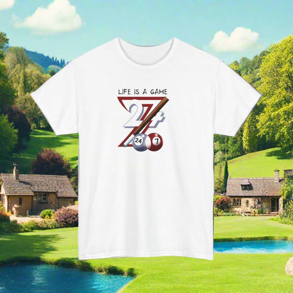 Pool T-shirt sport tee pool design on tee billiard t-shirt printed tee white