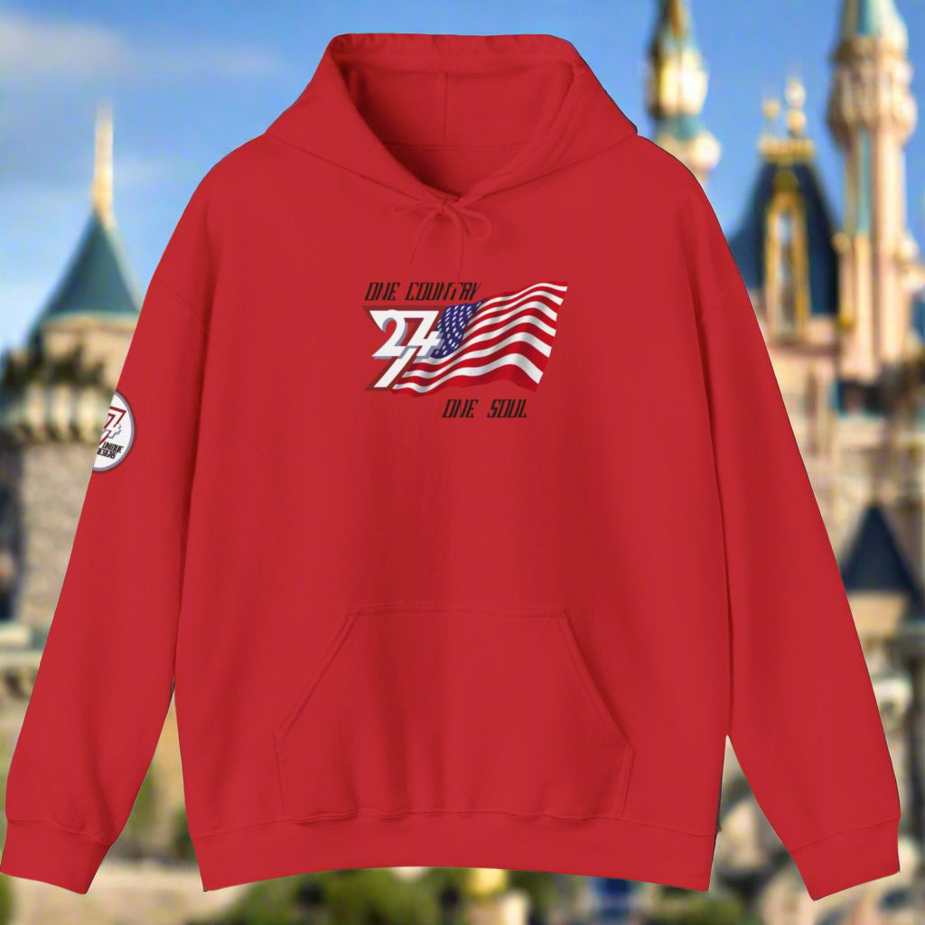 Red Premium USA Hoodie - American Pride Patriotic Apparel unique gift
