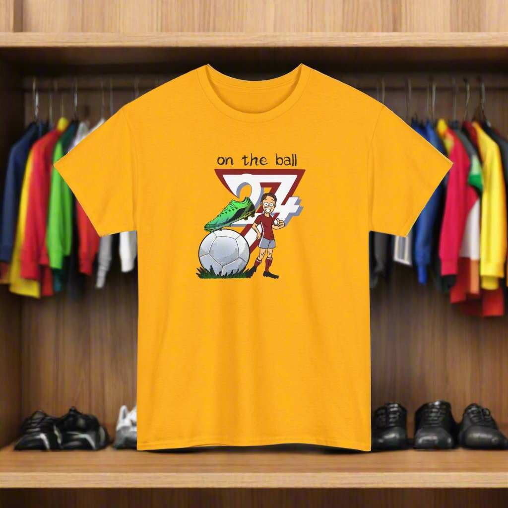 Soccer T-shirt football tee sport tshirt football shirt soccer t shirt gold