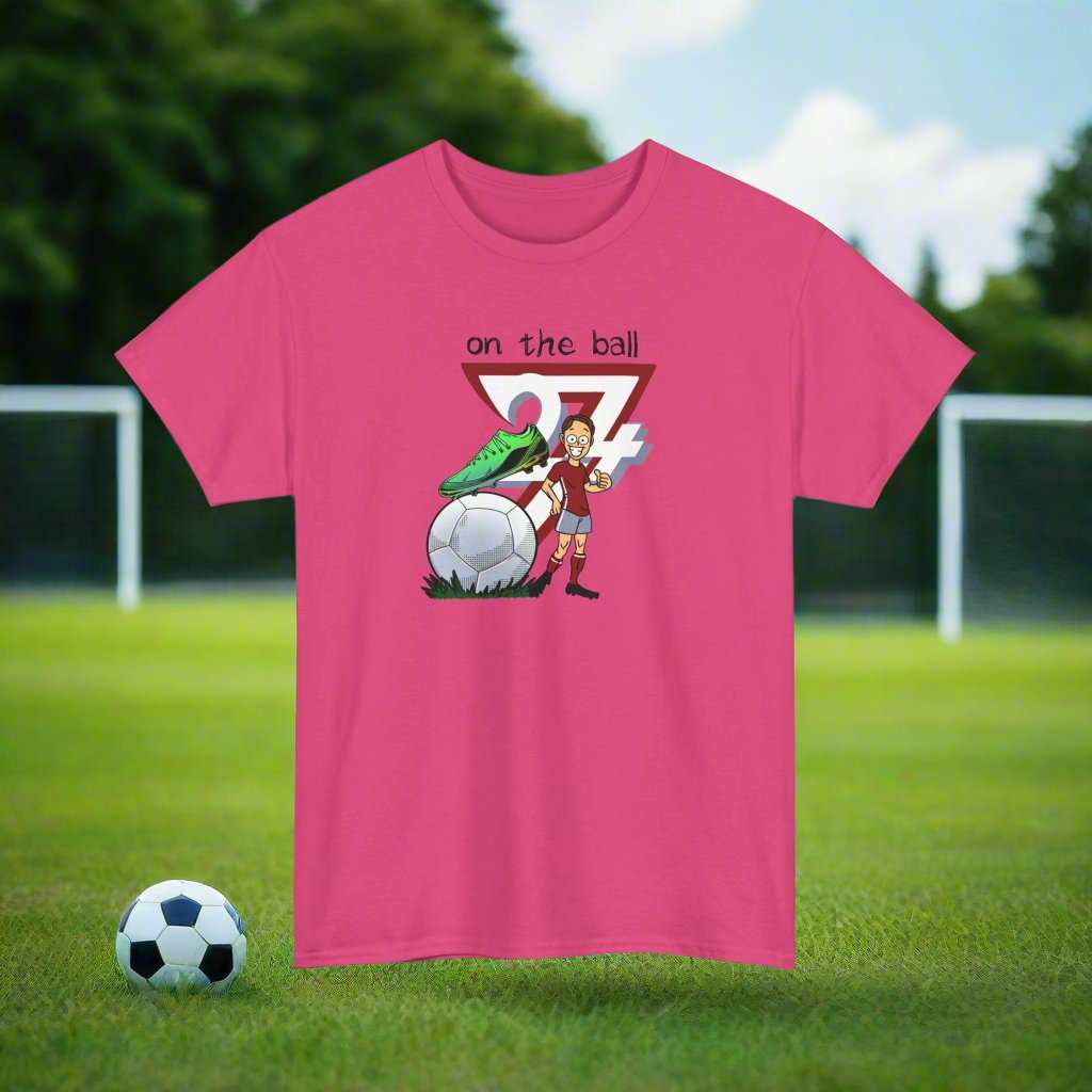 Soccer T-shirt football tee sport tshirt football shirt soccer t shirt heliconia
