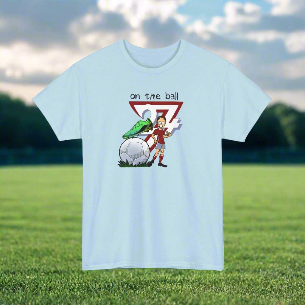 Soccer T-shirt football tee sport tshirt football shirt soccer t shirt light blue