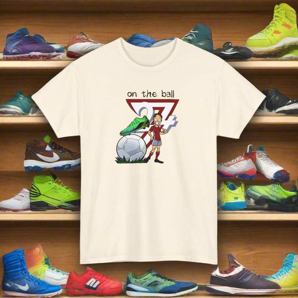 Soccer T-shirt football tee sport tshirt football shirt soccer t shirt natural