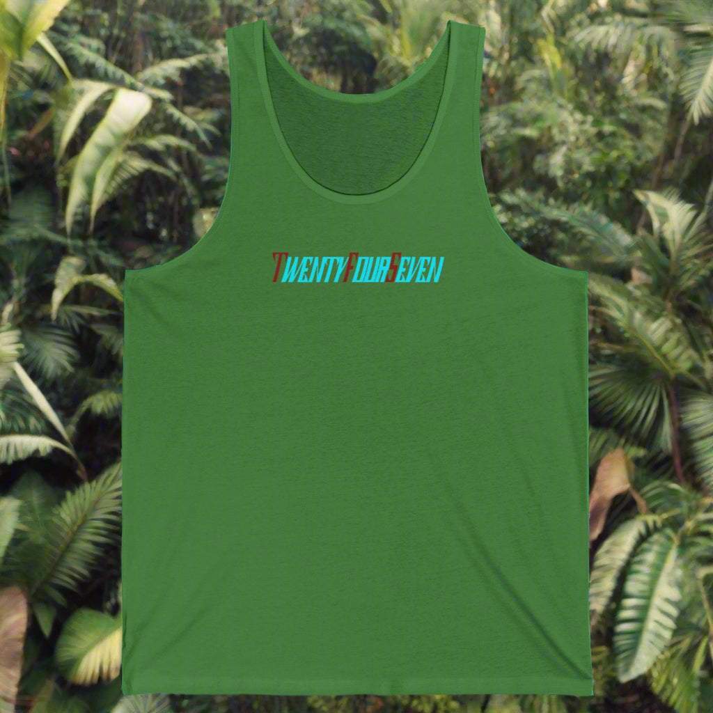 Stylish Woman Top Twentyfourseven Jersey Tank by 24/7 Unique Designs leaf