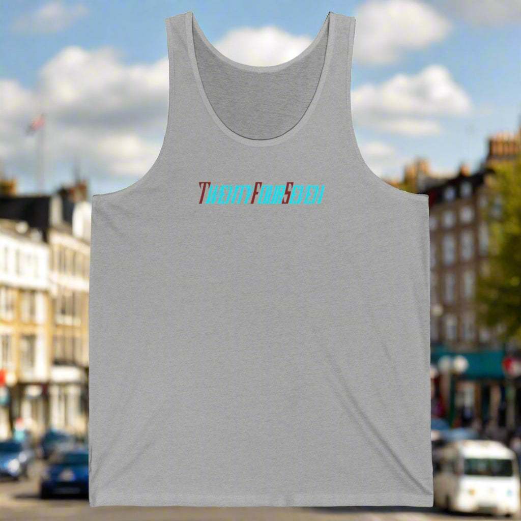 Stylish Woman Top Twentyfourseven Jersey Tank by 24/7 Unique Designs light heather