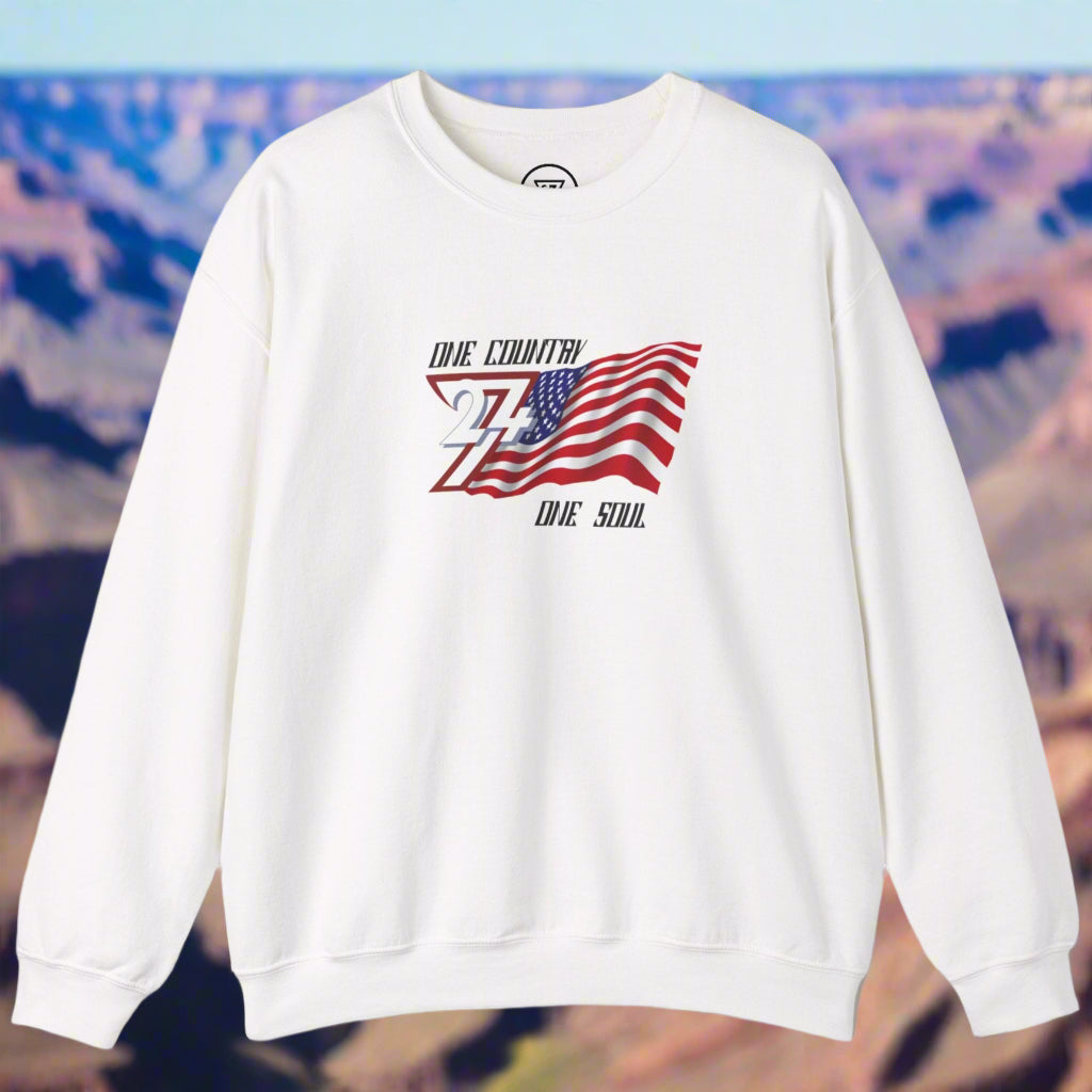 USA Patriot Unisex white Sweatshirt unique gift