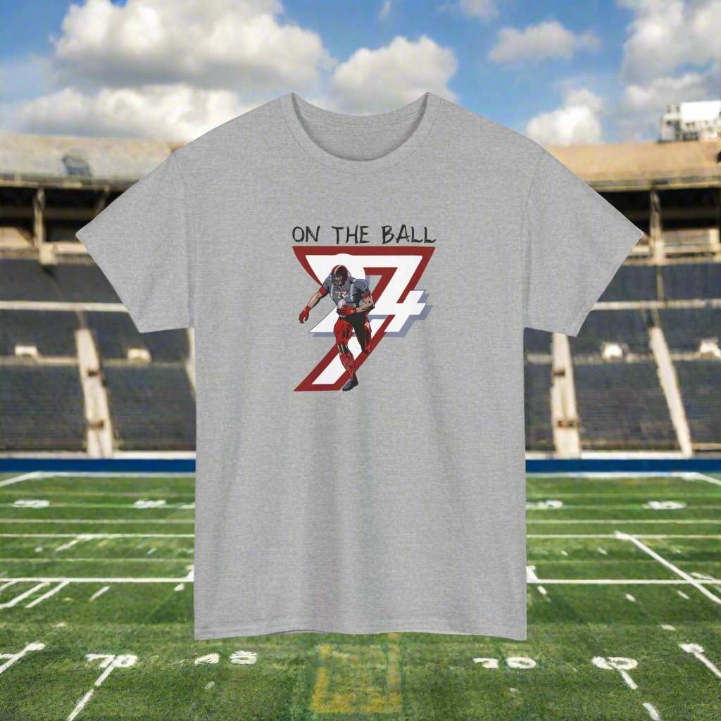 Unique Design American Football T-shirt sports grey