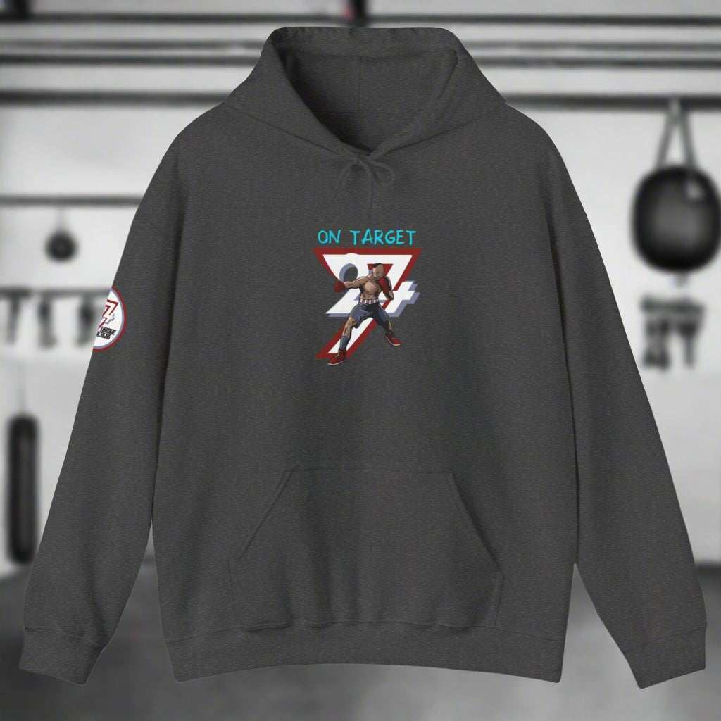 Unique Design boxing sport Hoodie dark heather