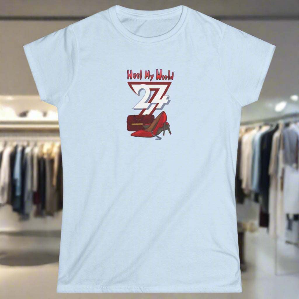 Unique Women Tee women top Women T-shirt by 24/7 Unique Designs light blue