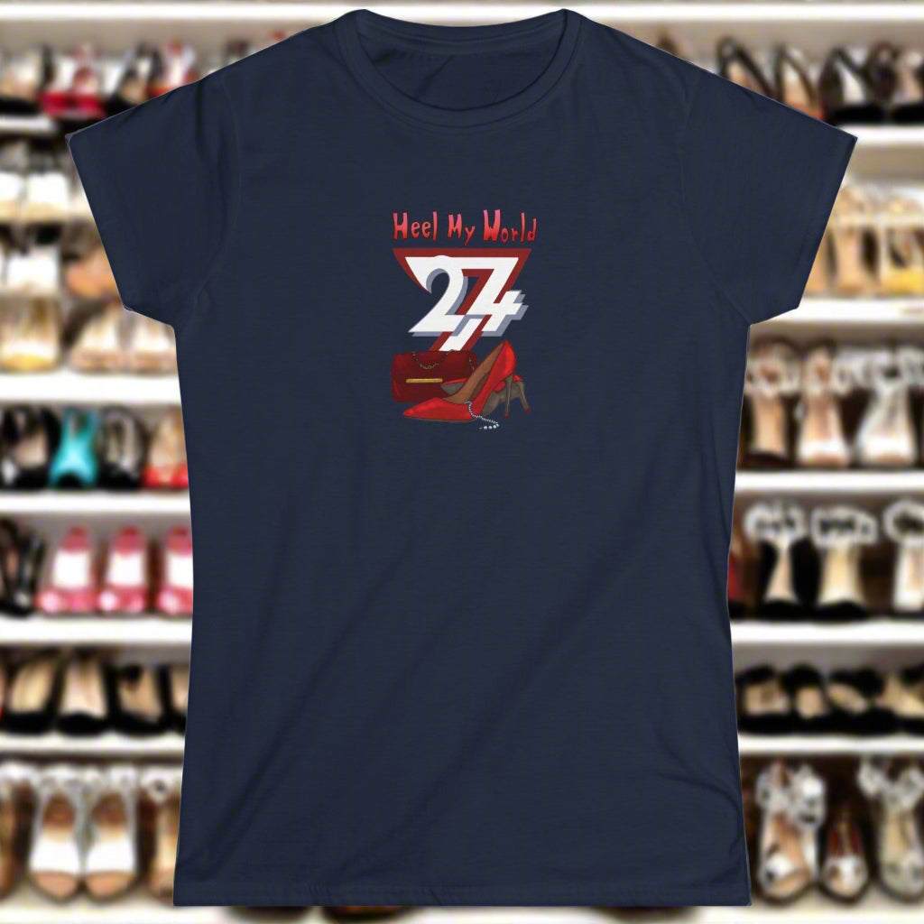 Unique Women Tee women top Women T-shirt by 24/7 Unique Designs navy