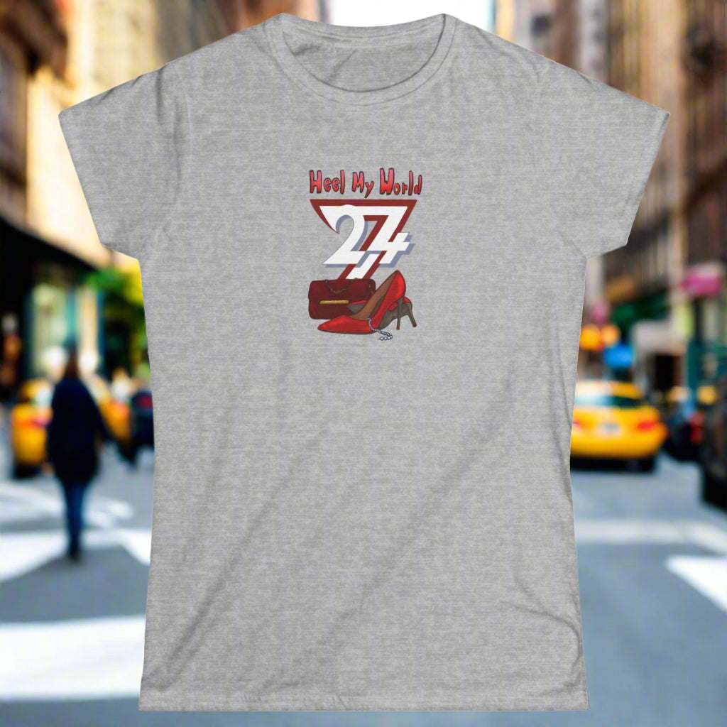 Unique Women Tee women top Women T-shirt by 24/7 Unique Designs sport grey