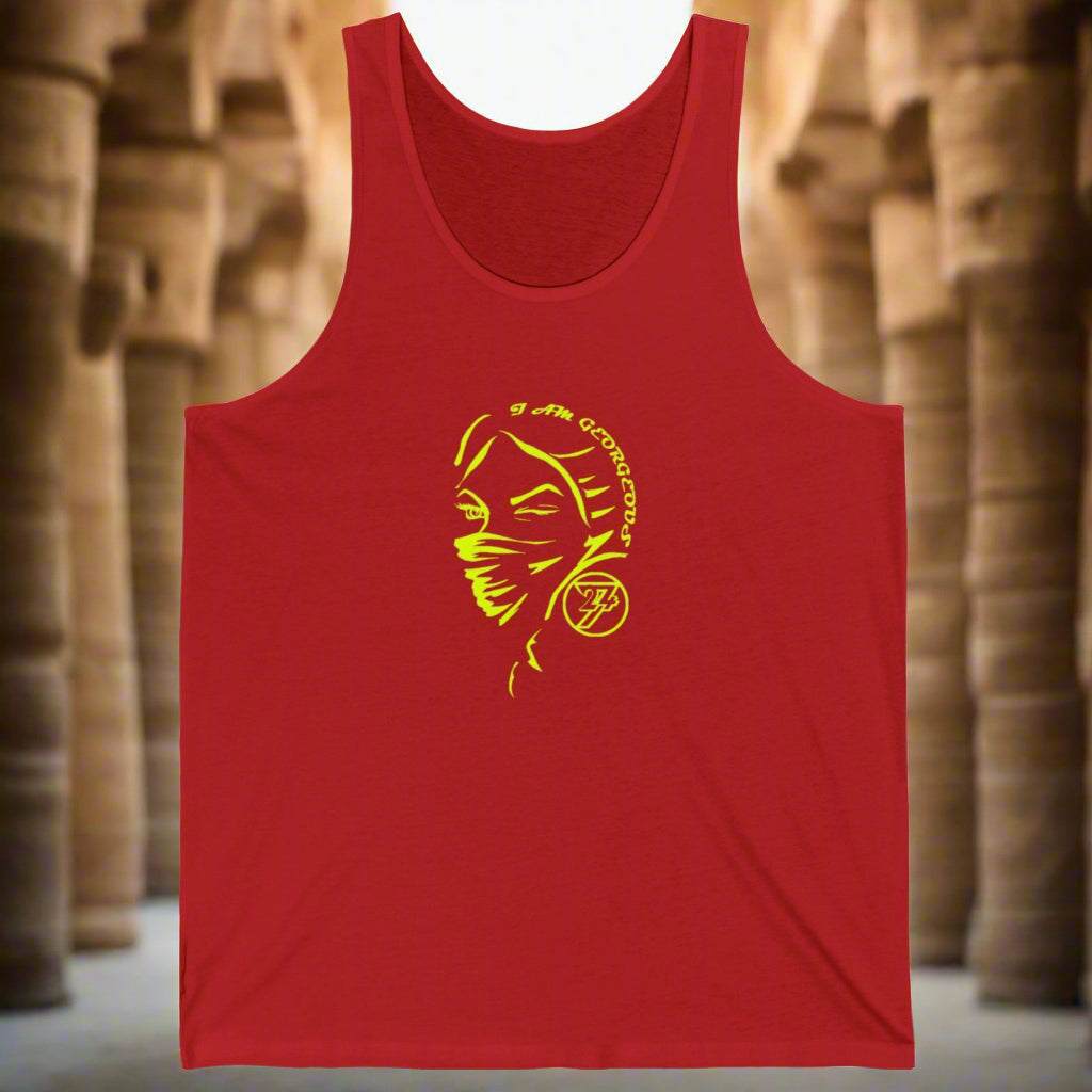 Unique tank top red