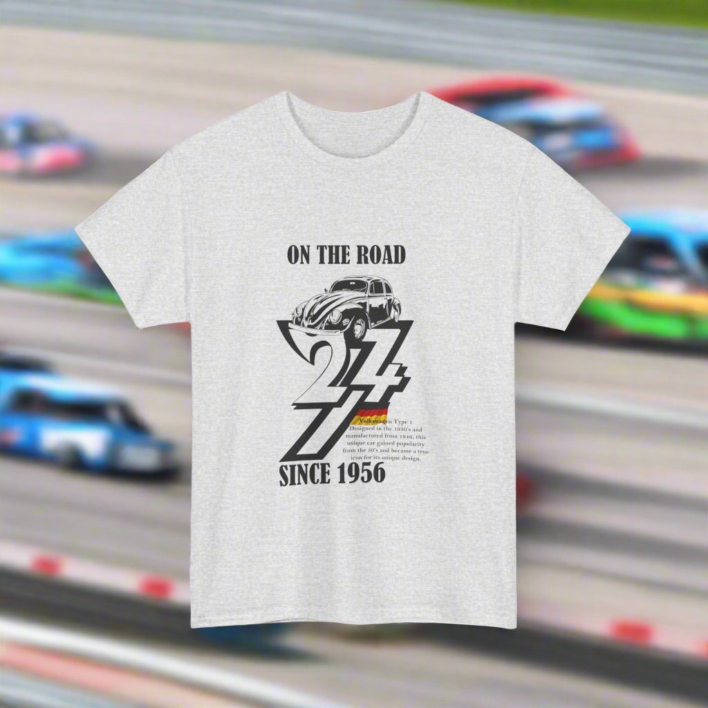 Vintage 1956 Volkswagen Tee Vintage Volkswagen T-shirt by 24/7 Unique Design ash