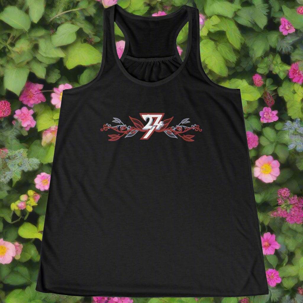 Vintage Floral Top For Women black front