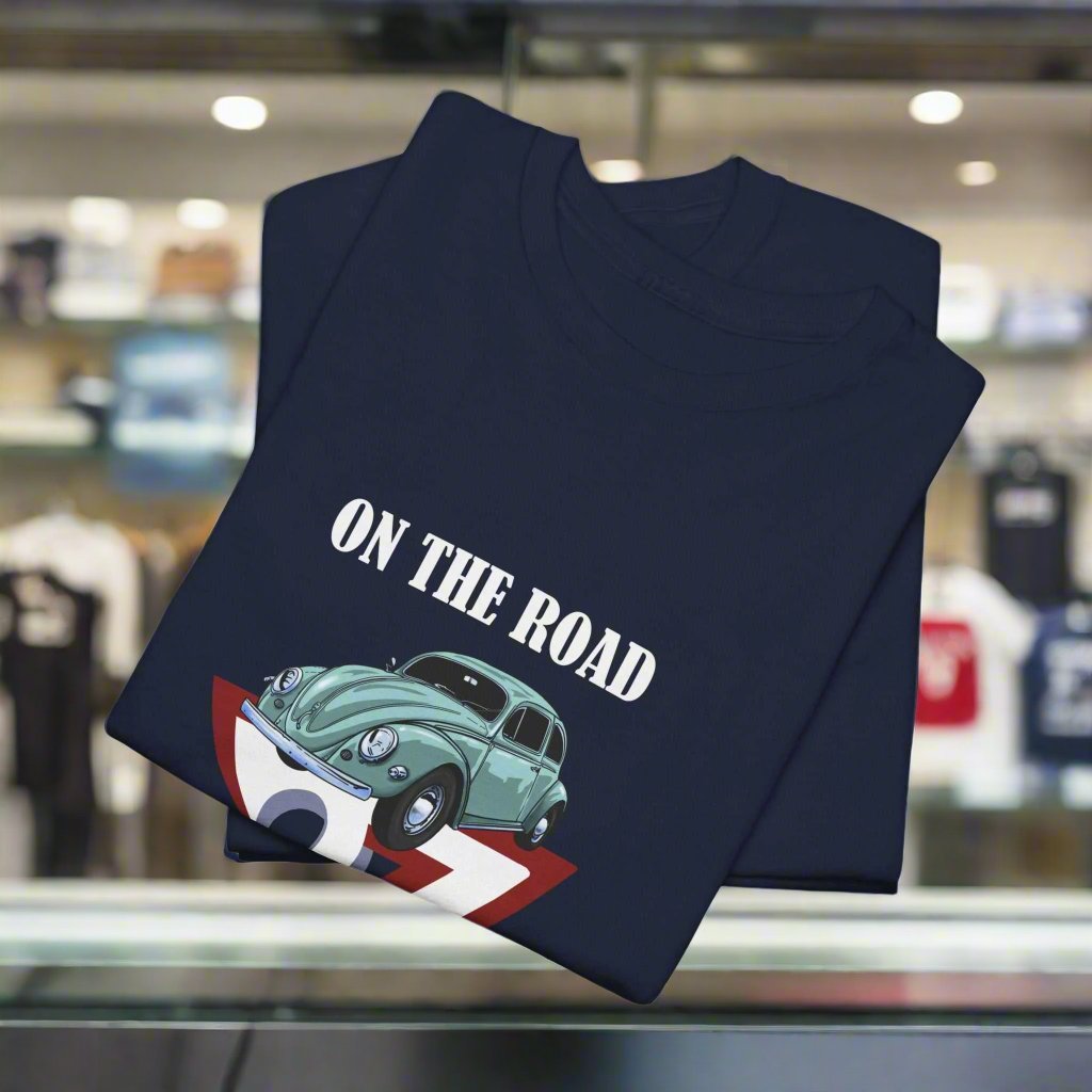 Classic Car Tee Vintage Volkswagen T-Shirt VW tee classic car t-shirt navy blue