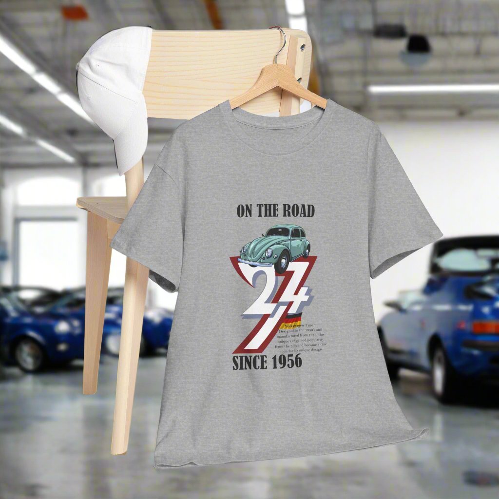 Volkswagen Tee volkswagen t-shirt classic car top vintage t-shirt sport grey