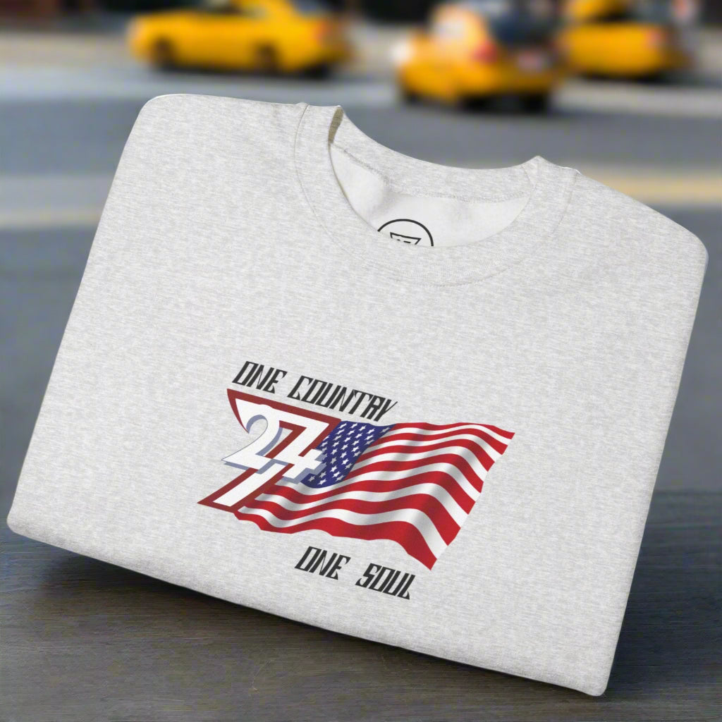 ash color USA Patriot Unisex Sweatshirt unique gift