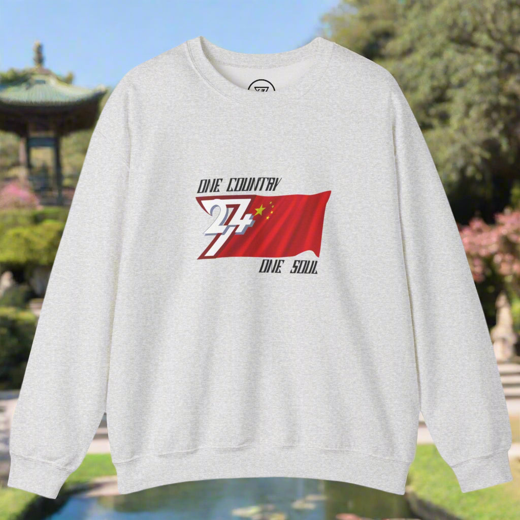 exclusive China flag design jumper