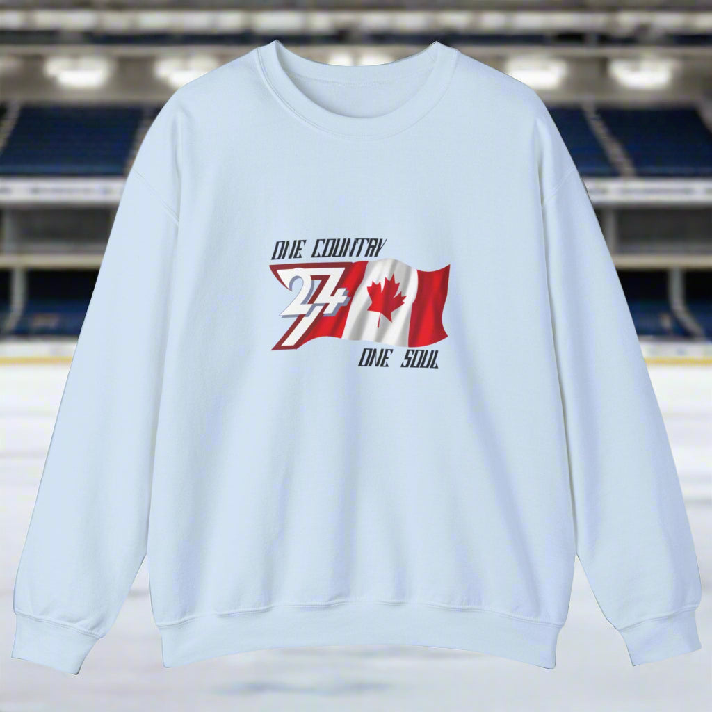 light blue Canada design sweatshirt