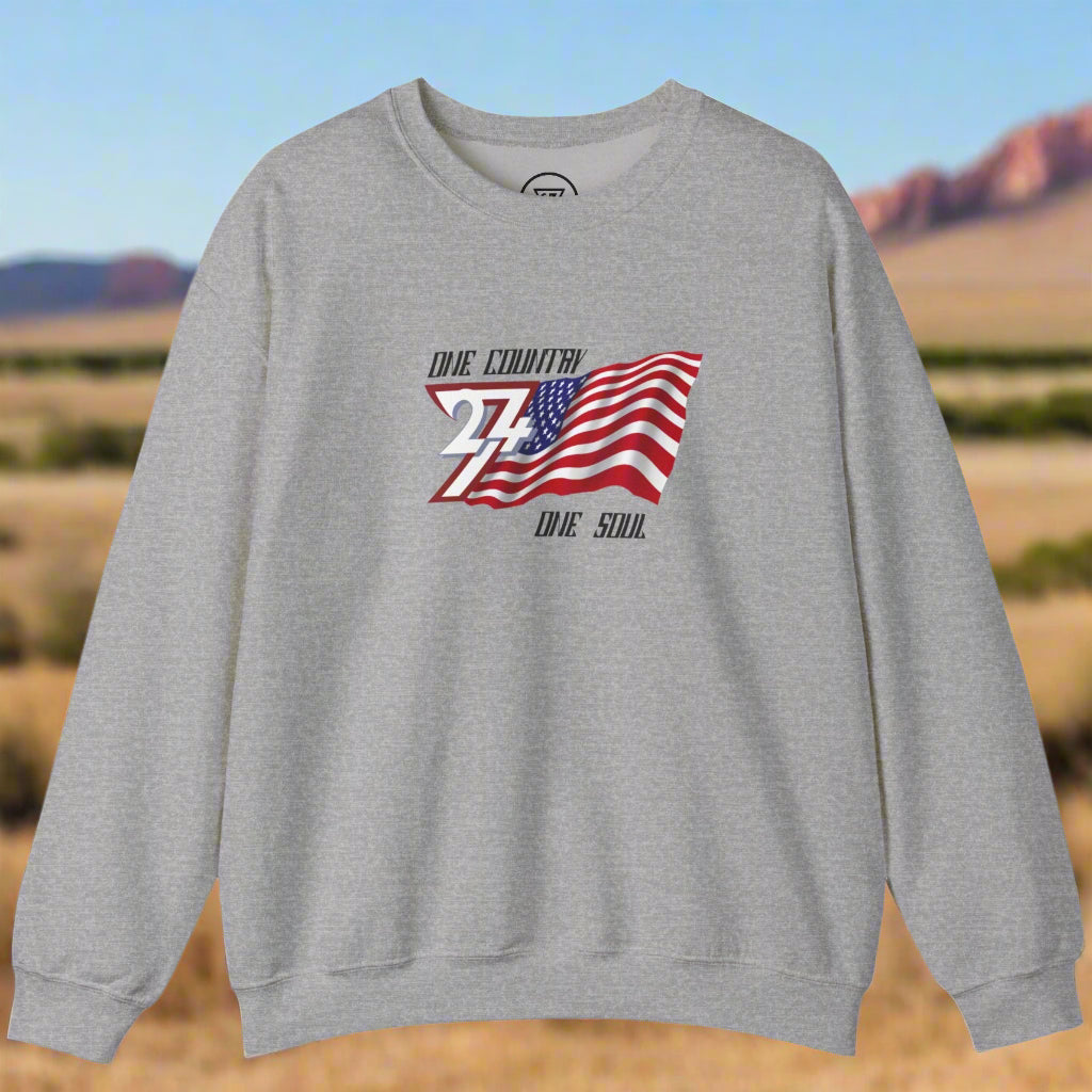 sport grey USA Patriot Unisex Sweatshirt