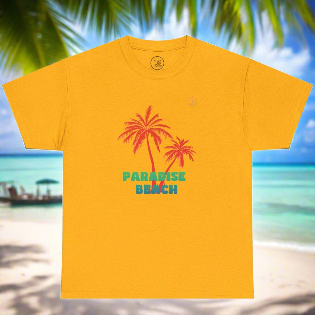unique tropical palm tree design t-shirt