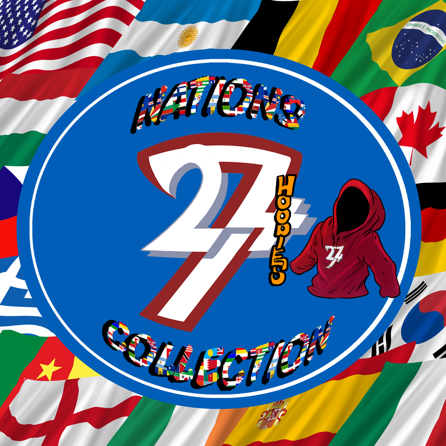 National Flag-Themed Printed Unisex Patriotic Hoodies by 24/7 Unique Designs