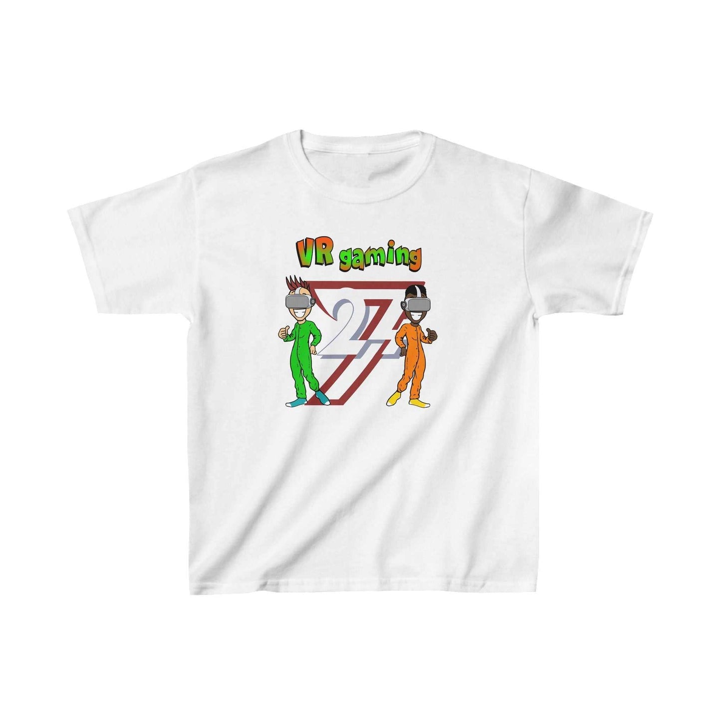 Unique Design Kids T-shirt VR Gaming white