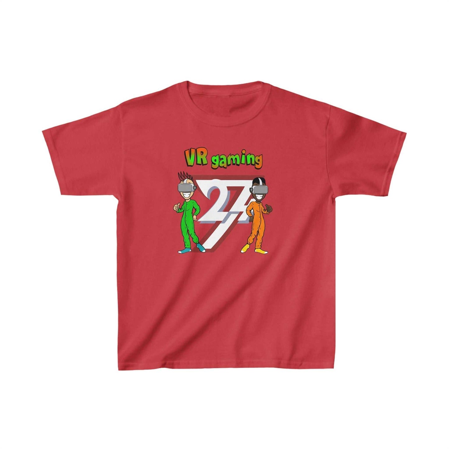 Unique Design Kids T-shirt VR Gaming red