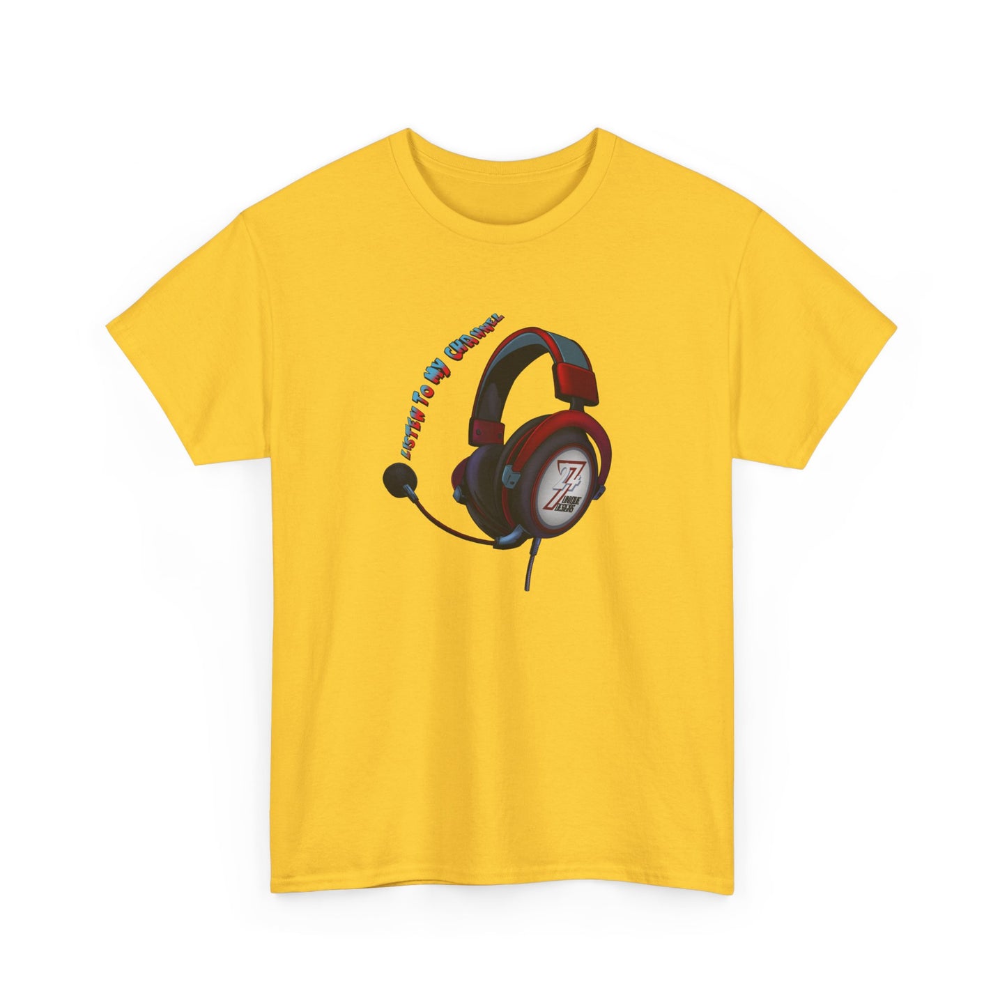 Unique Design 24/7 Headset Illustrated custom T-shirt Daisy