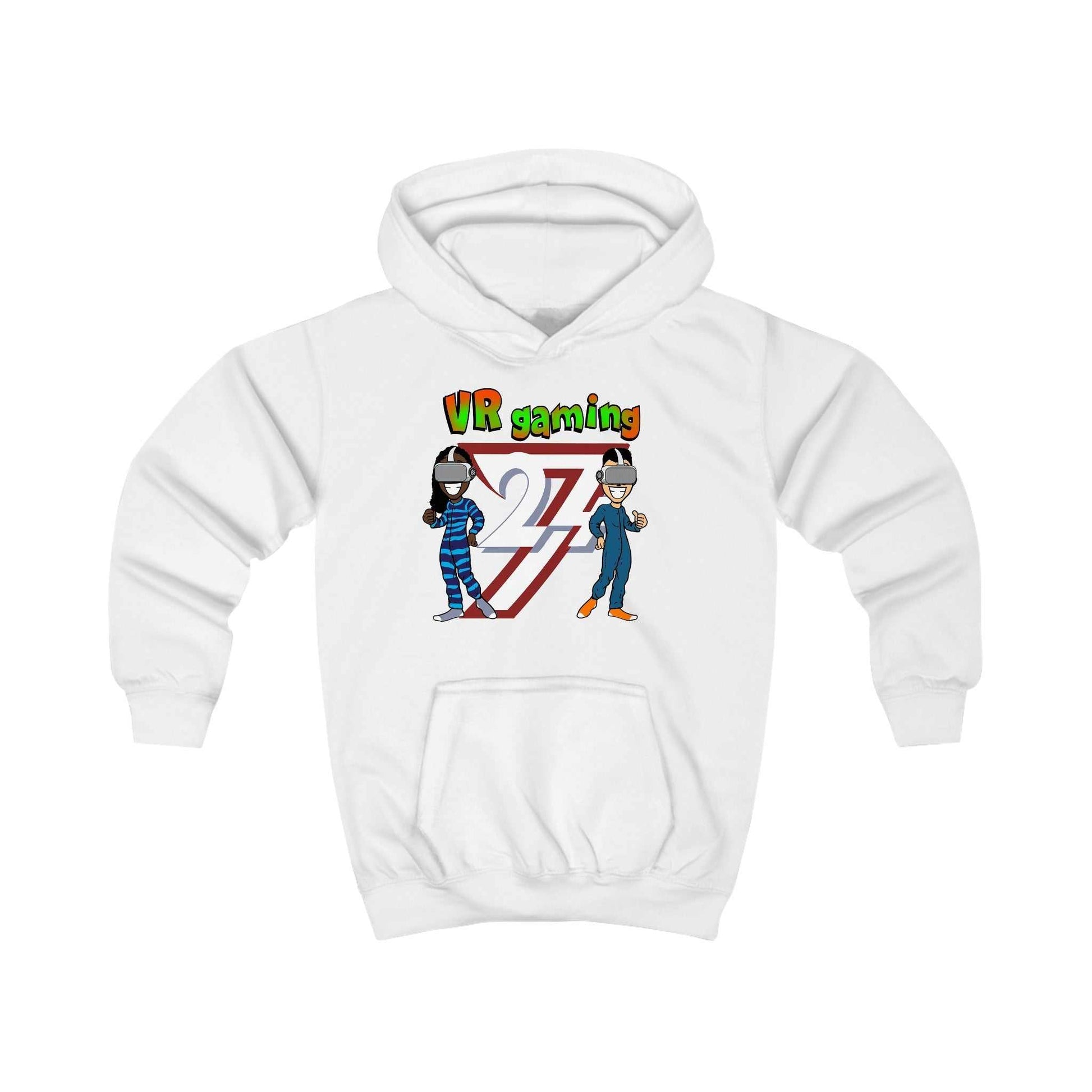 Unique Design Kids Hoodie VR Gaming white