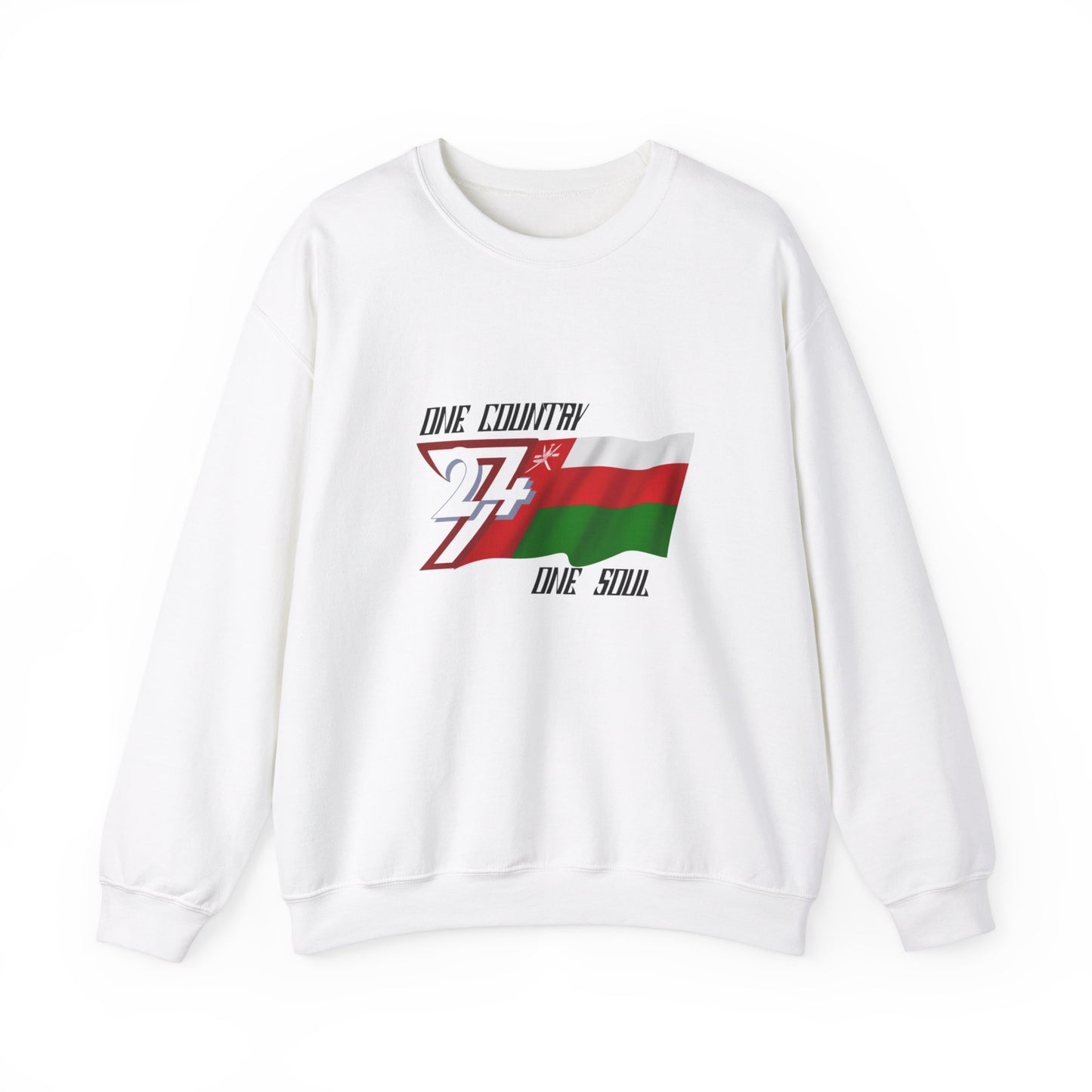 Unique Design Oman Flag sweatshirt white