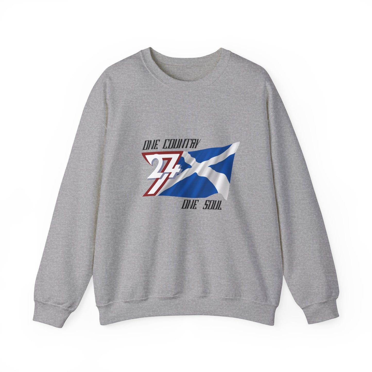 Unique Design Scotland Flag sweatshirt sport grey