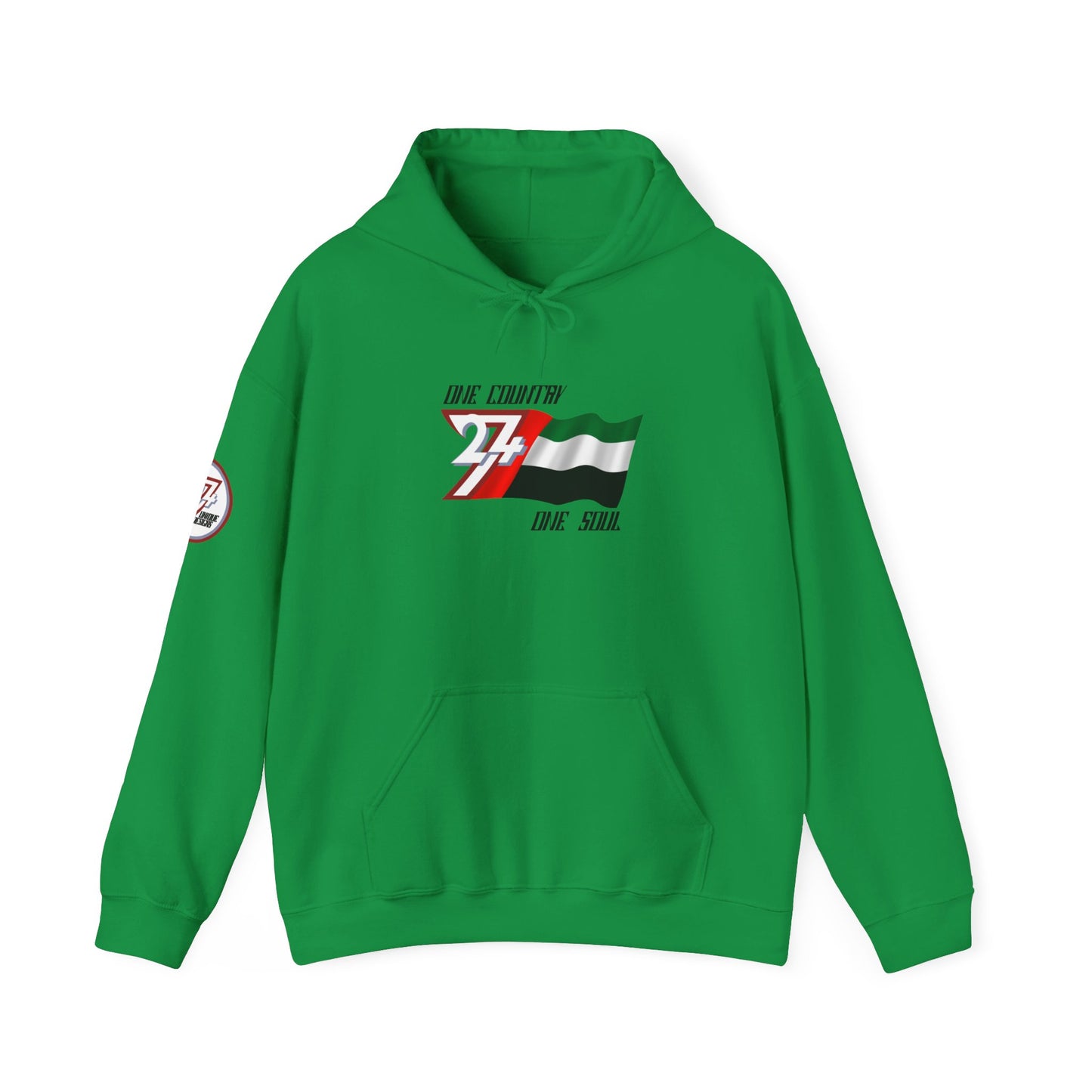 Unique Design United Arab Emirates Flag custom hoodie irish green