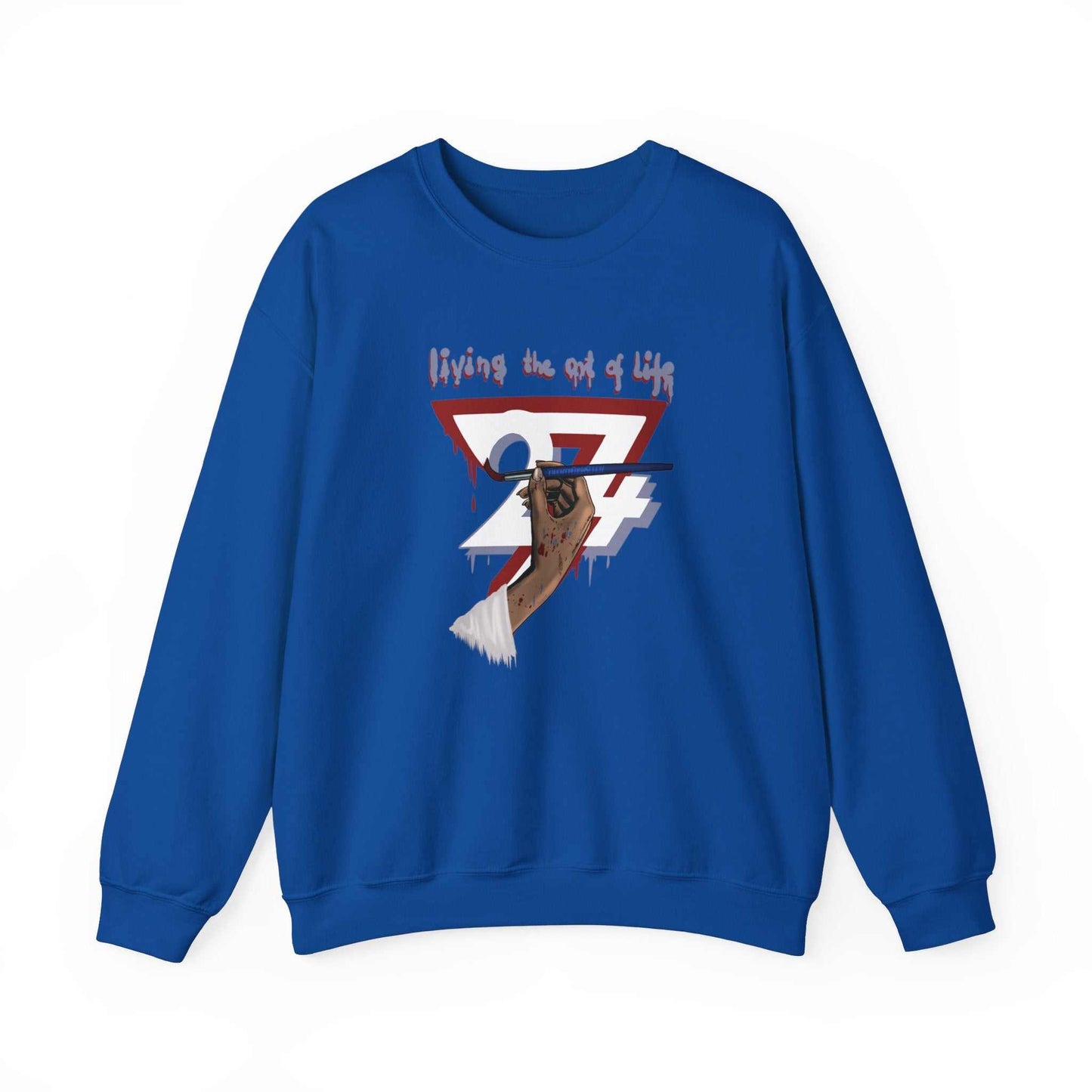 Unique Design The Art of Life Heavy Blend™ Crewneck Sweatshirt royal