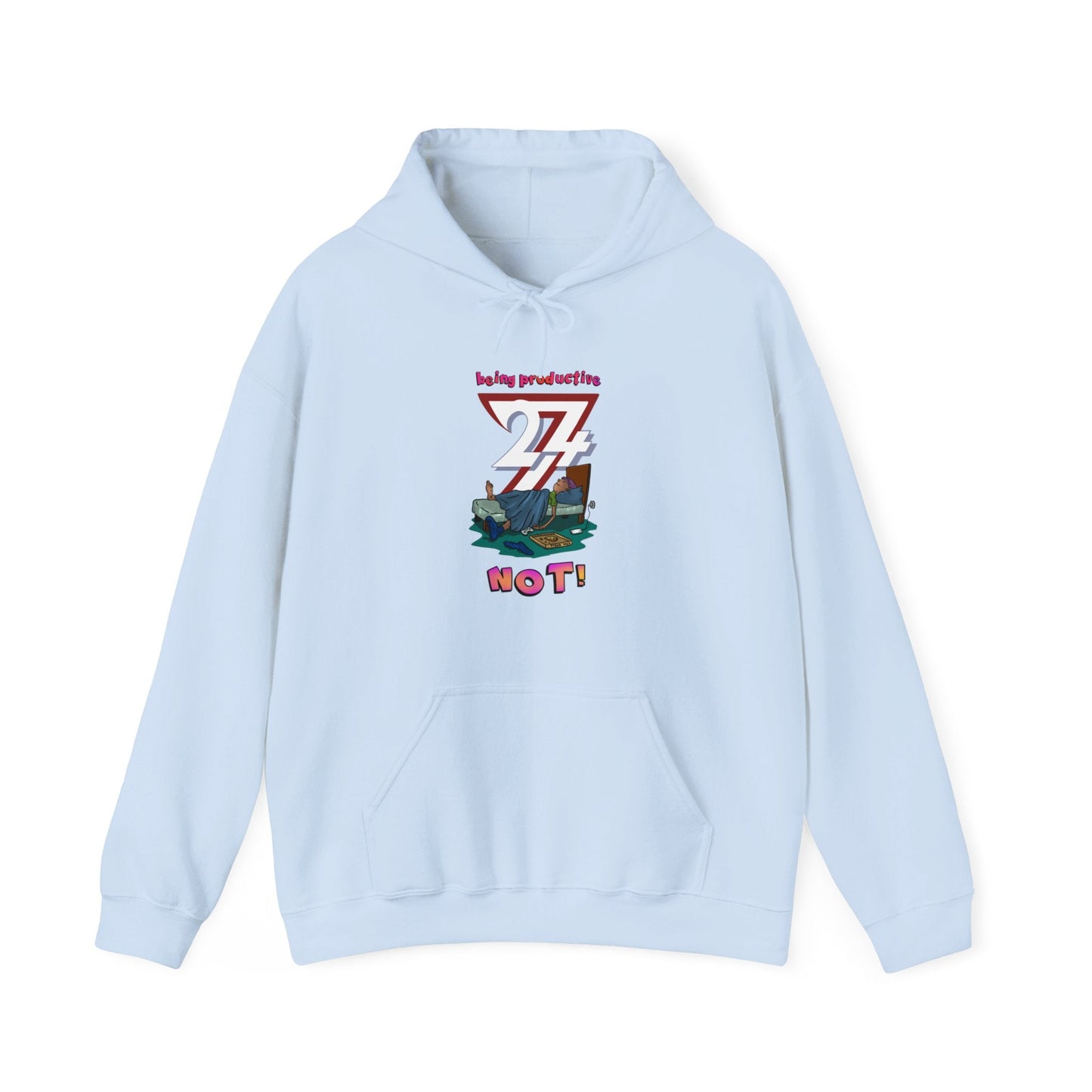 Unique Hoodie - Lazy Teen Printed Design, Comfortable Relaxed Fit