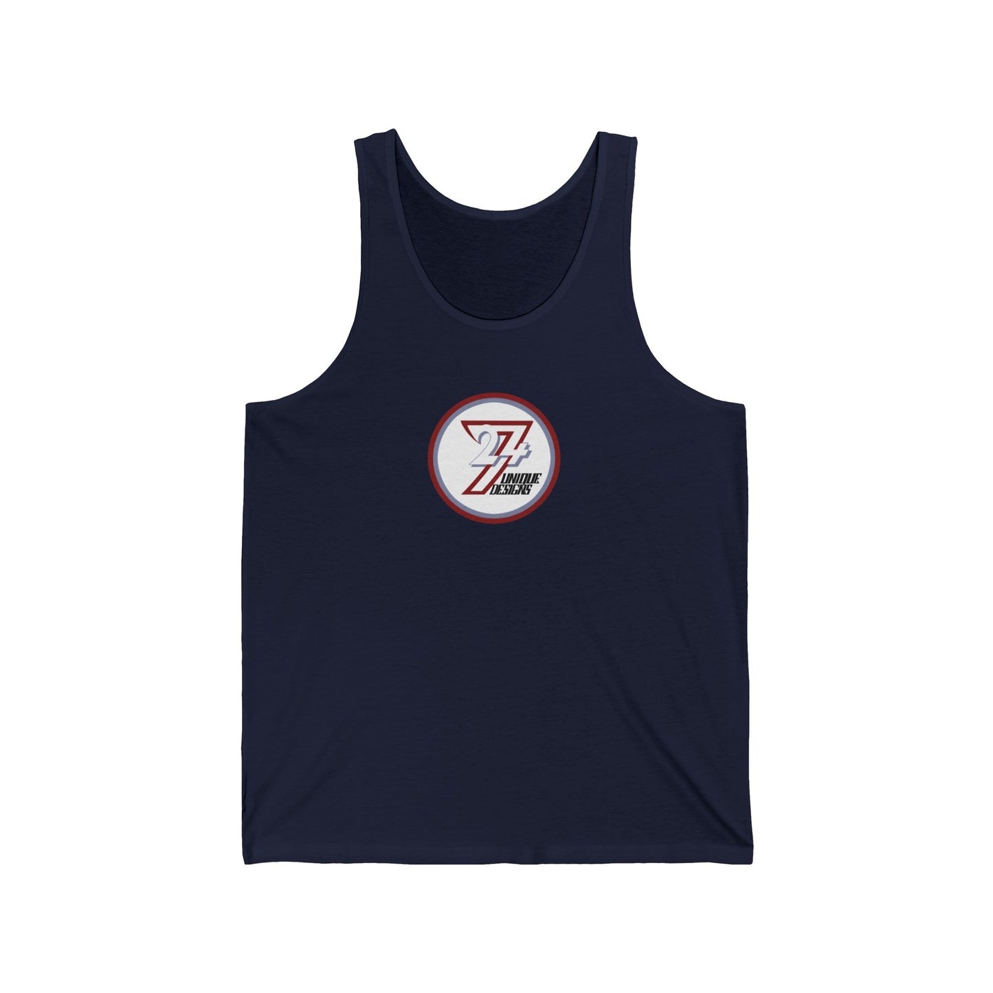 Unique Design 24/7 women's jersey tank navy