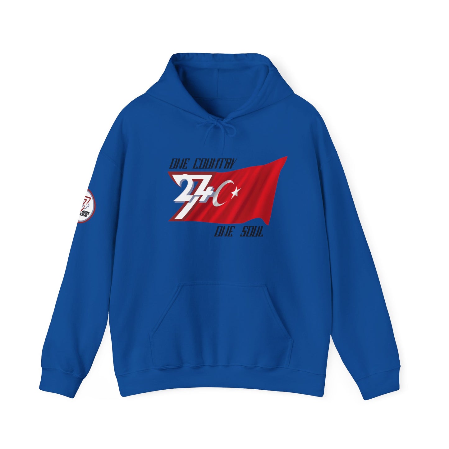 Unique Design Turkey Flag custom hoodie royal