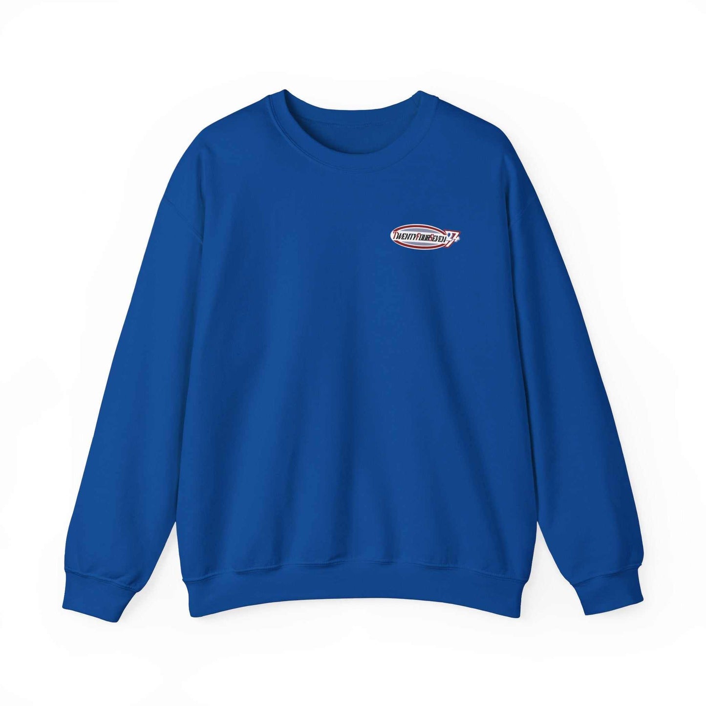 Unique Design TwentyFourSeven LOGO Heavy Blend™ Crewneck Sweatshirt royal