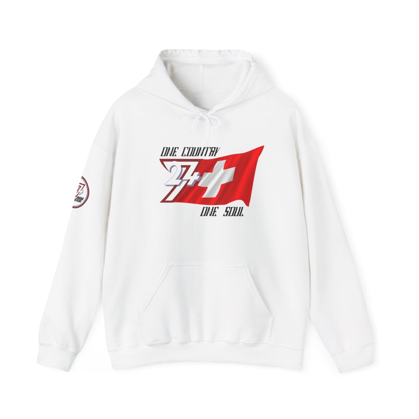 Unique Design Switzerland Flag custom hoodie white