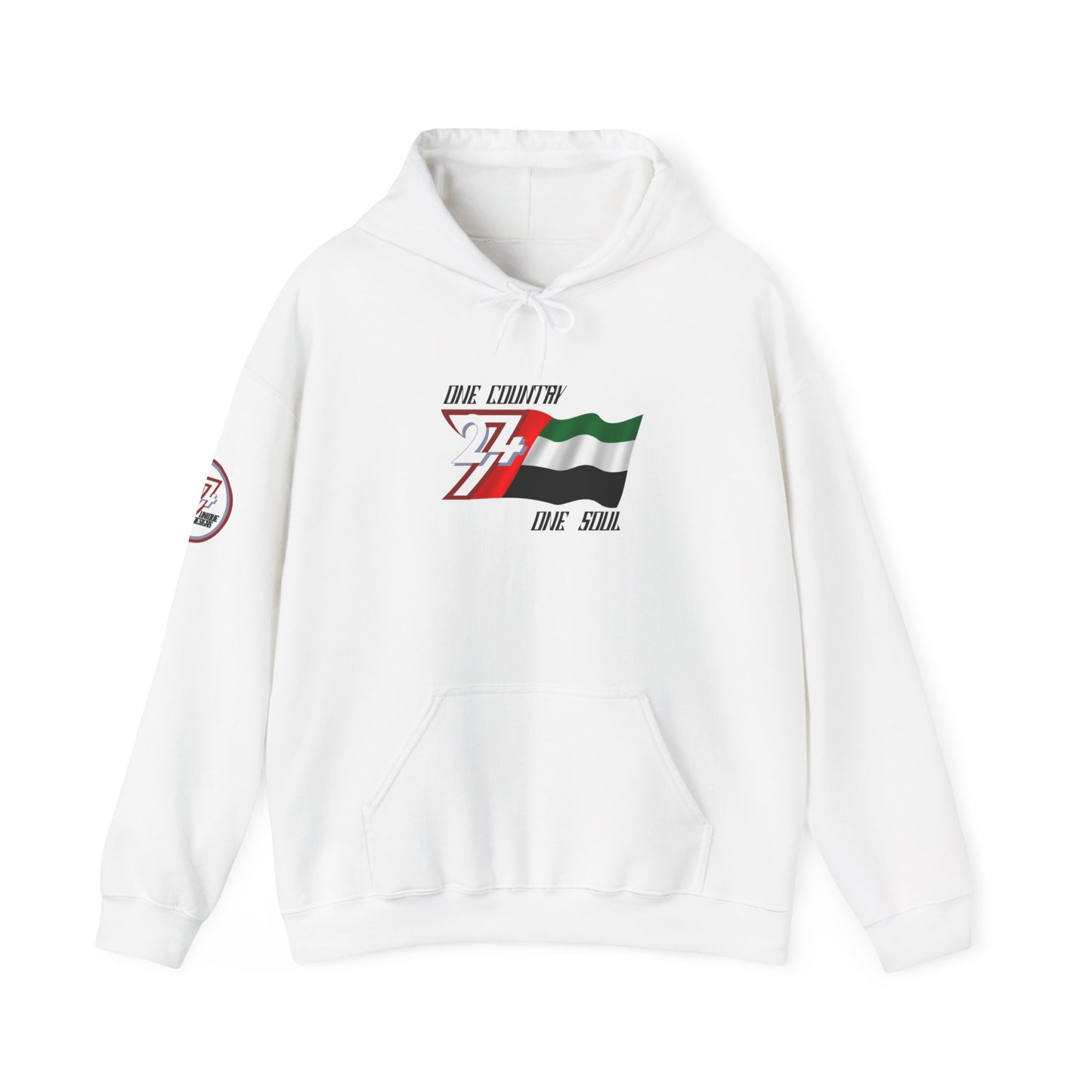 Unique Design United Arab Emirates Flag custom hoodie white