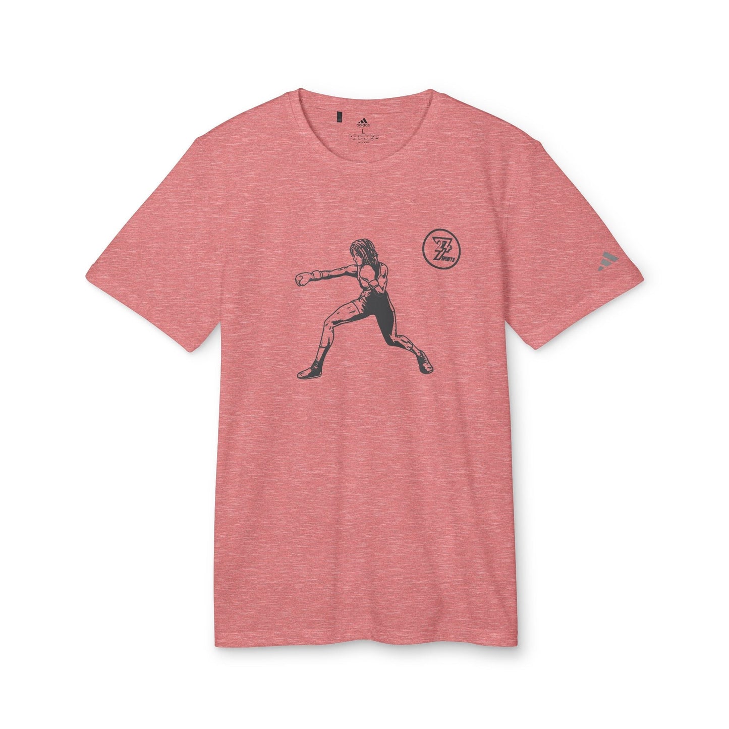 adidas T-shirt: Boxer Girl Printed Sport T-shirt red heather