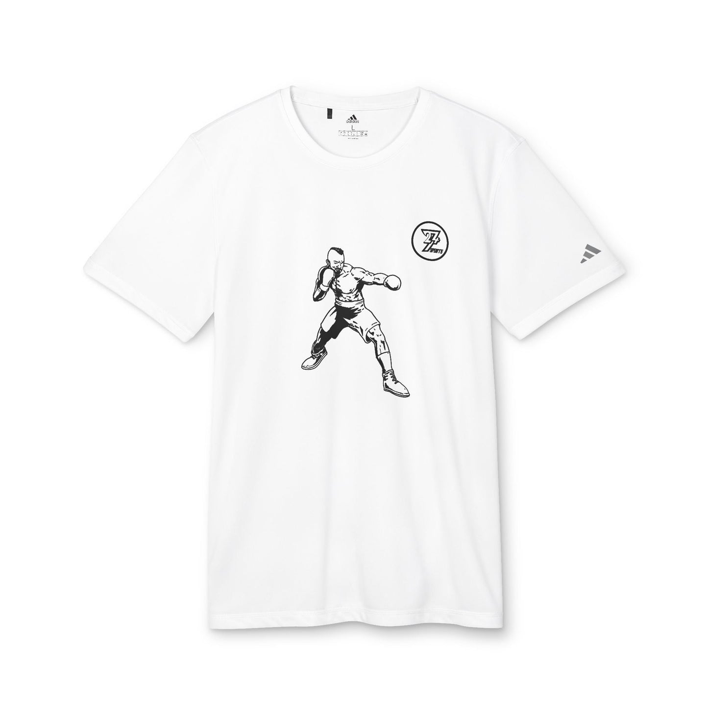 adidas T-shirt: Boxer  Printed Sport T-shirt white