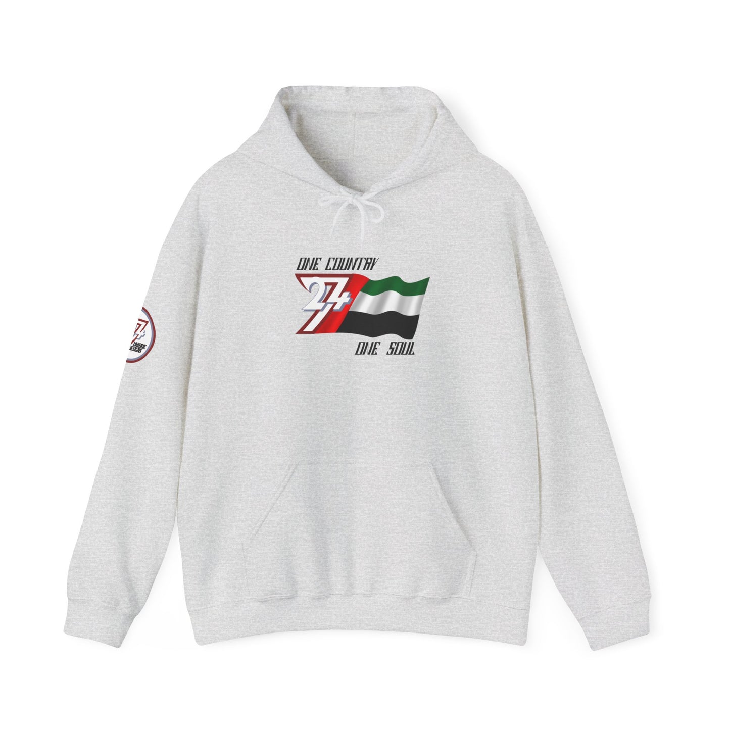 Unique Design United Arab Emirates Flag custom hoodie ash