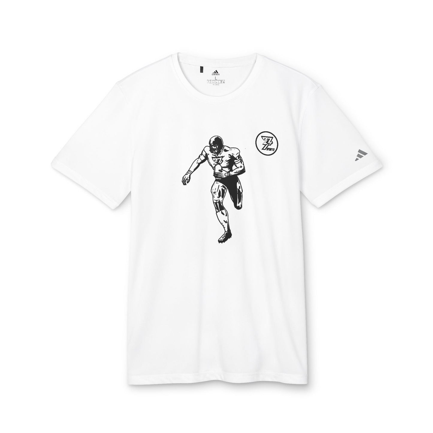 adidas T-shirt: American Football Printed Sport T-shirt white