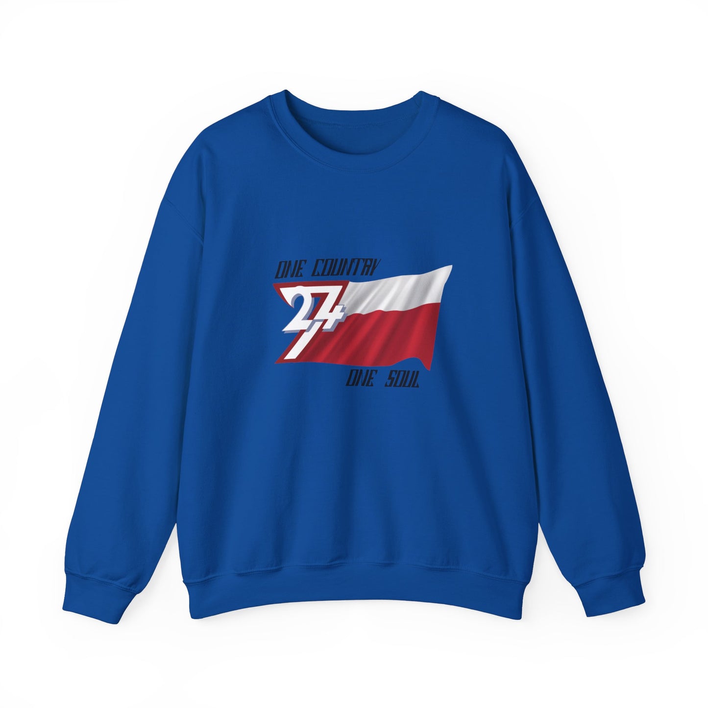 Unique Design Poland Flag sweatshirt royal