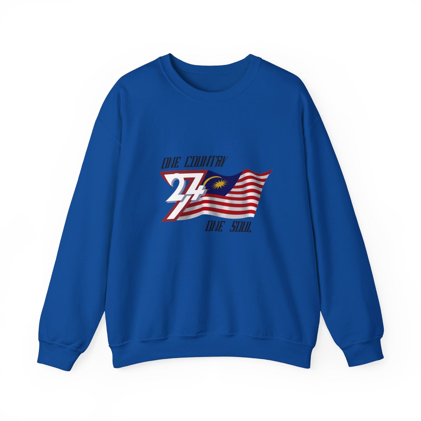 Unique Design Malaysia Flag sweatshirt royal